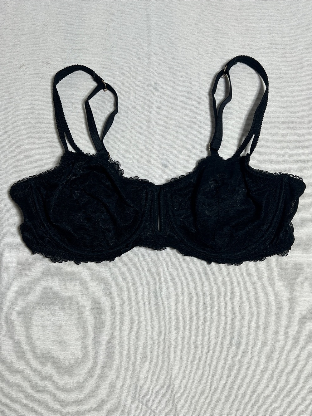 Black lace bra, size 38 B by Auden